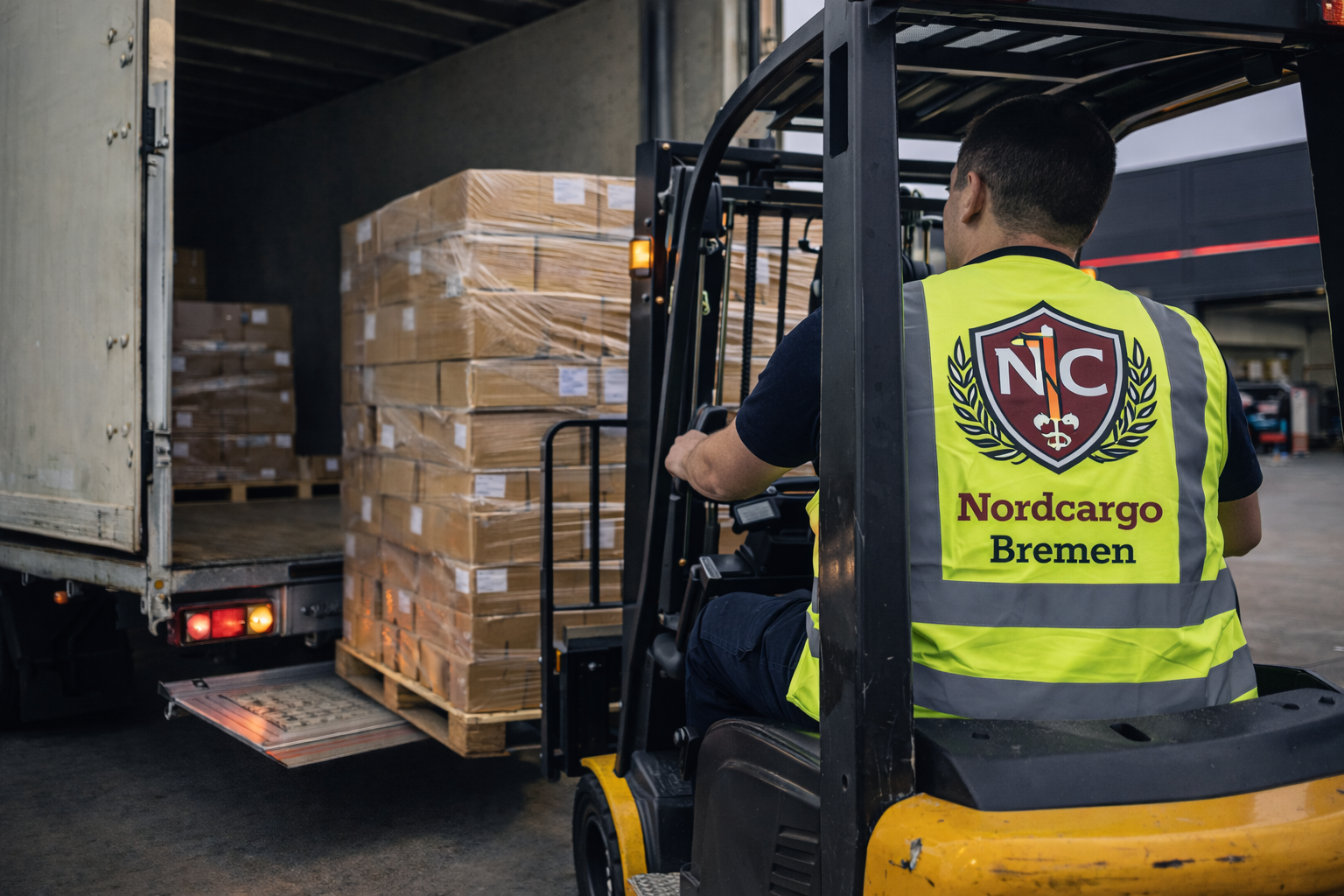 Logistics team at work